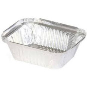 Aahar aluminium silv container  450ml  90p